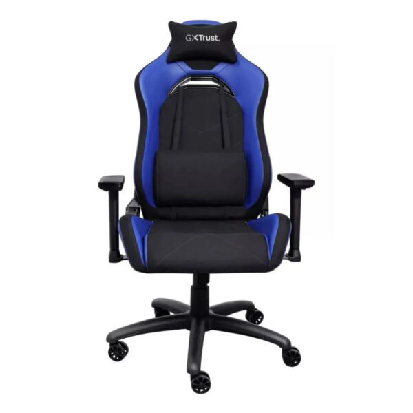 Silla Gamer Trust GXT 714 Ruya Azul – Conforto Ergonômico y Madera FSC®