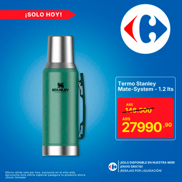 Termo Stanley Mate System Classic 1.2 L – Cebada Perfecta